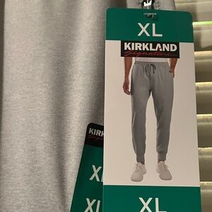 Kirkland Signature Men's Light Gray Joggers